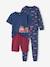 Set pyjama + pyjashort brandweer jongens oceaanblauw - vertbaudet enfant 