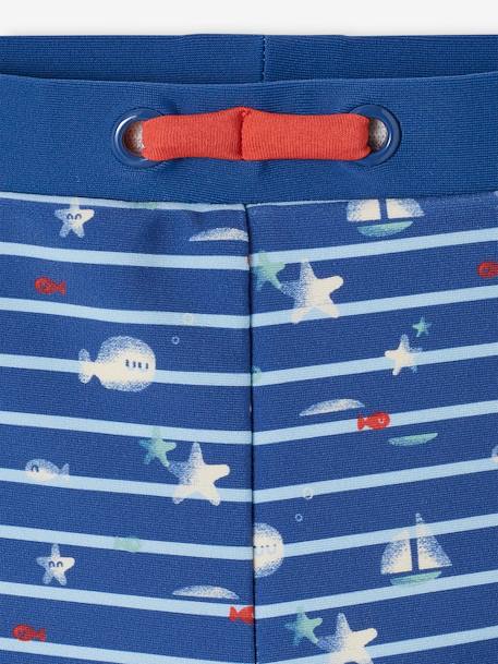 Zwemshort met walviskalf voor babyjongen indigoblauw - vertbaudet enfant 