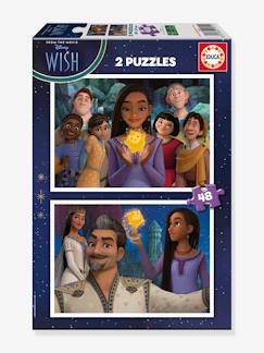 2X50 Disney Wens Puzzels - EDUCA BORRAS  - vertbaudet enfant