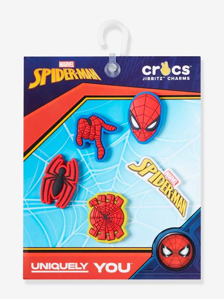 Jibbitz(TM) Spiderman 5 pack CROCS(TM) bedels meerkleurig - vertbaudet enfant 