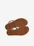 Kindersandalen van leer met klittenband, collectie kleuterschool ecru+goud - vertbaudet enfant 