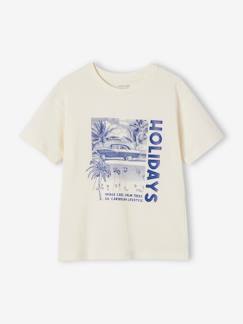 Jongens-T-shirt, poloshirt, souspull-T-shirt-Jongensshirt met fotoprint