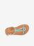 Leren kindersandalen Bappy LES TROPEZIENNES® PAR M. BELARBI beige+bruin+geel+koraal+turquoiseblauw - vertbaudet enfant 