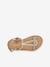 Leren kindersandalen Bappy LES TROPEZIENNES® PAR M. BELARBI beige+bruin+geel+koraal+turquoiseblauw - vertbaudet enfant 