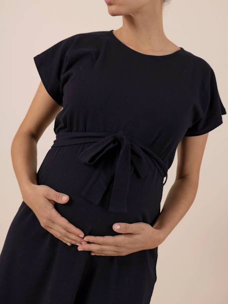 Zwangerschapsnachthemd Adina ENVIE DE FRAISE zwart - vertbaudet enfant 