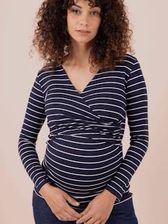 Zwangerschapskleding-T-shirt-Eco-verantwoorde zwangerschapstop Fiona Envie de Fraise
