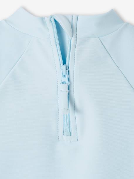 Zwemshirt met UV-bescherming klein matroos voor jongens hemelsblauw - vertbaudet enfant 