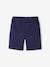 Net jongenshemd, Mao-kraag en korte broek beige+blauw, gestreept - vertbaudet enfant 
