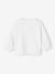 Basic gebreid babyvest met geborduurd hartje koraal+wit - vertbaudet enfant 
