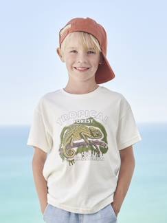 Jongens-T-shirt, poloshirt, souspull-T-shirt-Jongensshirt dierenmotief