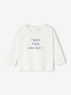 Baby-T-shirt, souspull-Personaliseerbaar T-shirt baby van biologish katoen