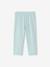 Set van 2 leggings meisje tot halverwege de kuit gemêleerd grijs+smaragdgroen+zachtpaars - vertbaudet enfant 