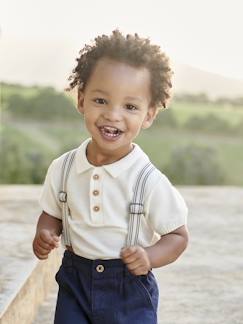 Baby-T-shirt, souspull-Tricot babypolo