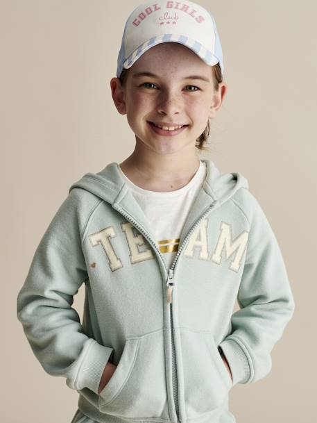 Meisjespet 'Cool Girls Club' blauw, gestreept - vertbaudet enfant 