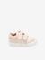 Stoffen tennisschoenen met klittenband voor babymeisjes groen madeliefjesprint+ijsblauw+paars, bedrukt+roze, bedrukt+veel roze+WIT - vertbaudet enfant 