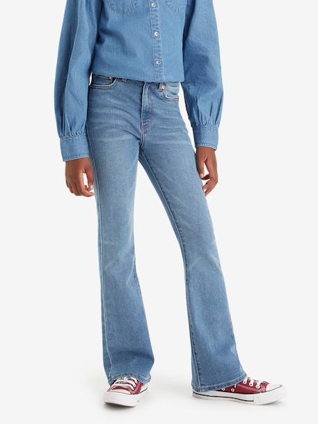 Levi's® flare meisjesjeans stone - vertbaudet enfant 