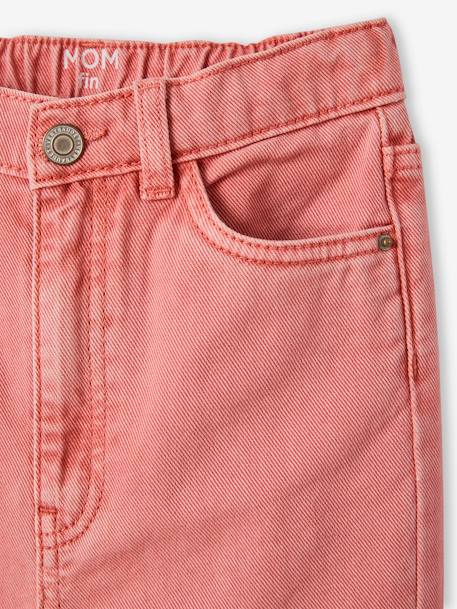 Mom fit meisjesbroek Morphologik heupomtrek Small perzik - vertbaudet enfant 