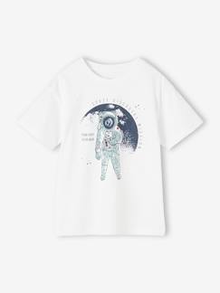 Jongens-T-shirt, poloshirt, souspull-Jongensshirt met astronautenprint