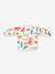 Meegroeislabbetje met mouwen 2-in-1 BEABA Playful beige+rouge+saliegroen - vertbaudet enfant 