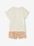 Set van 2 pyjashorts met fruit voor meisjes van ribtricot ecru - vertbaudet enfant 
