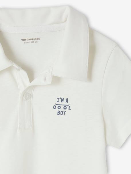 Set van 2 effen polo's voor jongens met korte mouwen blauwgroen+SET BLAUW+sinaasappel - vertbaudet enfant 