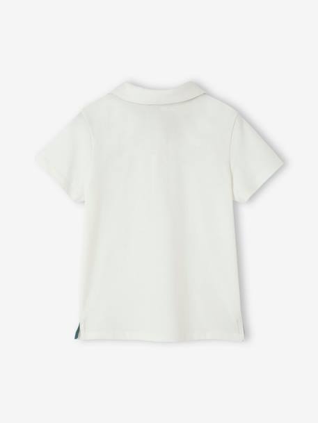 Set van 2 effen polo's voor jongens met korte mouwen blauwgroen+SET BLAUW+sinaasappel - vertbaudet enfant 