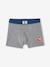Set met 5 stretch jongensboxers brandweermannen van biokatoen oceaanblauw - vertbaudet enfant 