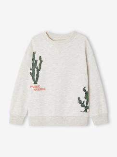 -Jongenssweater met cactusmotief
