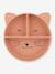 Siliconen bord met compartimenten TRIXIE Animal geel+groen+nude+sinaasappel+zachtpaars - vertbaudet enfant 