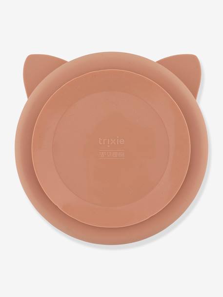 Siliconen bord met compartimenten TRIXIE Animal geel+groen+nude+sinaasappel+zachtpaars - vertbaudet enfant 