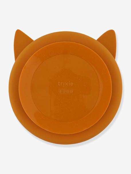 Siliconen bord met compartimenten TRIXIE Animal geel+groen+nude+sinaasappel+zachtpaars - vertbaudet enfant 