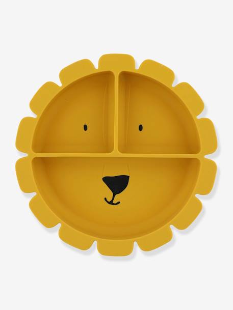 Siliconen bord met compartimenten TRIXIE Animal geel+groen+nude+sinaasappel+zachtpaars - vertbaudet enfant 