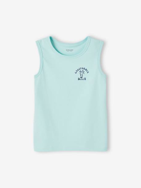 Set van 2 tanktops voor jongens veel geel+veel groen - vertbaudet enfant 