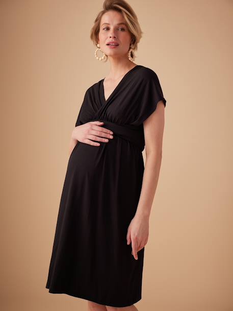 1 zwangerschapsjurk, 7 looks Fantastic Dress ENVIE DE FRAISE zwart - vertbaudet enfant 
