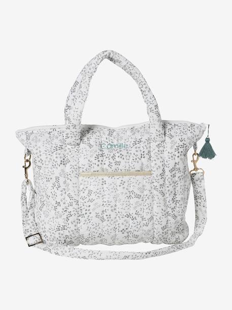 Luiertas Pluim beige, bedrukt+IVOOR MET PRINT+plantaardig ivoor+vanille+wit, bedrukt - vertbaudet enfant 