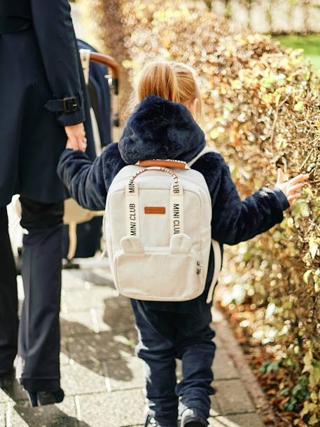 CHILDHOME Mini Club rugzak van canvas wit - vertbaudet enfant 