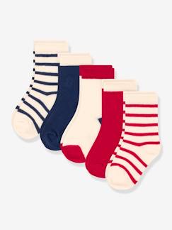 Baby-Sokken, kousen-Set van 5 paar sokken voor kinderen PETIT BATEAU