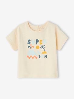 Baby-T-shirt, souspull-Babyshirt "Super fun" met korte mouwen