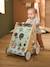 Loopwagen met houten remmen hout+rozen - vertbaudet enfant 