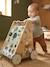 Loopwagen met houten remmen hout+rozen - vertbaudet enfant 