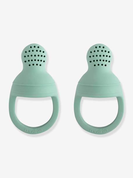 Set van 2 fruitspenen - MUSHIE van silicone 6709 - vertbaudet enfant 