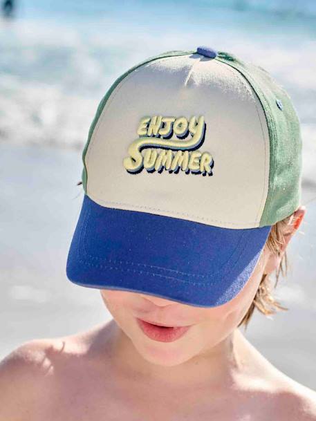 Jongenspet 'Enjoy Summer' meerkleurig - vertbaudet enfant 