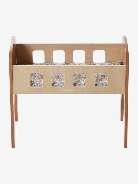 Bed van FSC 100%®-hout voor poppen hout+wit - vertbaudet enfant 