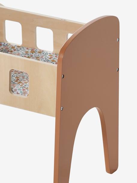 Bed van FSC 100%®-hout voor poppen hout+wit - vertbaudet enfant 
