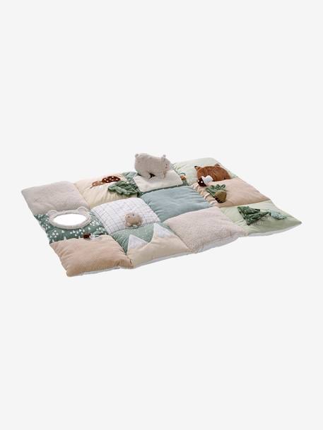 Zacht speelkleed CROQUE LA VIE beige+ecru+rood+sinaasappel+zwart - vertbaudet enfant 