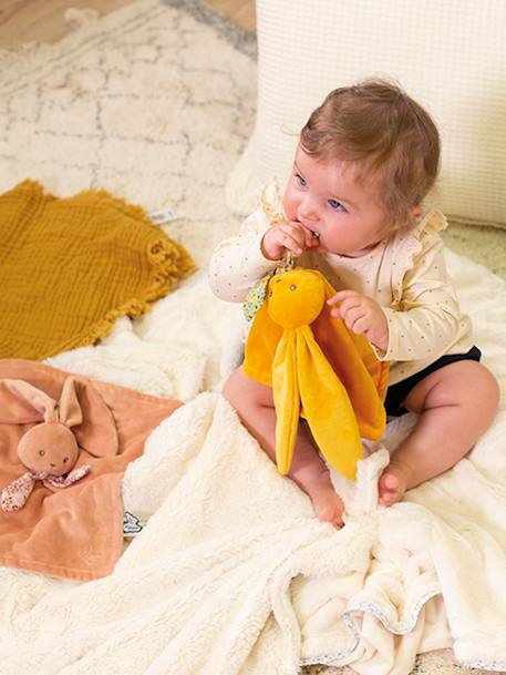 Knuffelkonijn 30 cm - KALOO beige+sinaasappel - vertbaudet enfant 