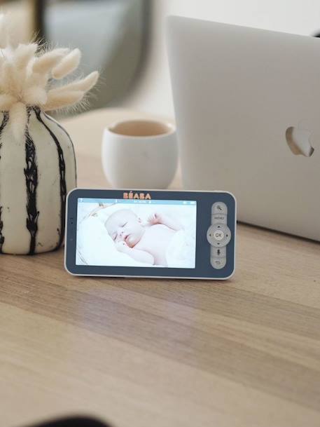 Video-babyfoon BEABA Zen Premium nachtblauw+wit - vertbaudet enfant 