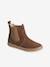 Leren meisjeslaarzen beige+brons+bruin+groen+kameel+marineblauw+oudroze - vertbaudet enfant 