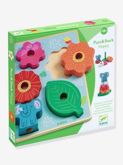 Speelgoed-Nestel- en stapelpuzzel "Puzz & Stack Happy" - DJECO