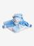 Vierkante teddybeerknuffel 24cm collector - DOUDOU ET COMPAGNIE blauw+rozen+taupe - vertbaudet enfant 